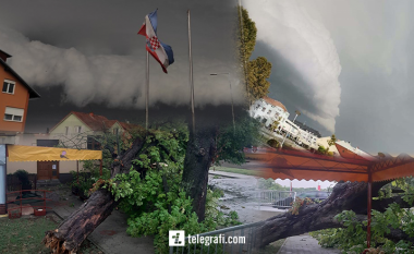 Kroacia goditet nga moti i ligë, stuhi, shira të rrëmbyeshëm e drunj të shkulur