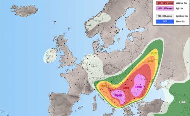 Severe Weather paralajmëron shtetet e Gadishullit Ballkanik, stuhia pritet ta godet edhe Kosovën  