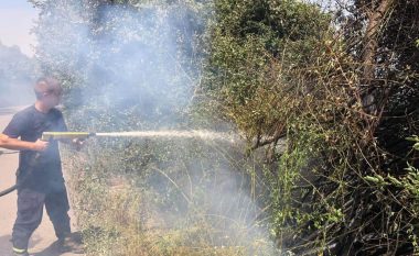 Rëndohet situata e zjarreve në Suharekë, pamje nga intervenimi i zjarrfikësve