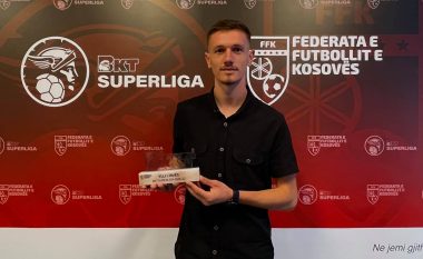 FFK dhe sponsori gjeneral BKT me risi në Superligë: Ermal Krasniqi merr çmimin ‘Ylli i Javës’