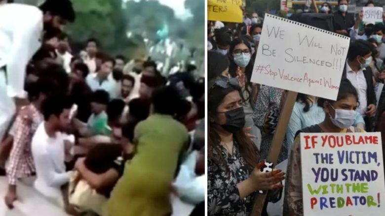 Qindra burra abuzuan seksualisht me një grua në një shesh në Pakistan – fillojnë hetimet pas publikimeve të pamjeve dhe reagimeve