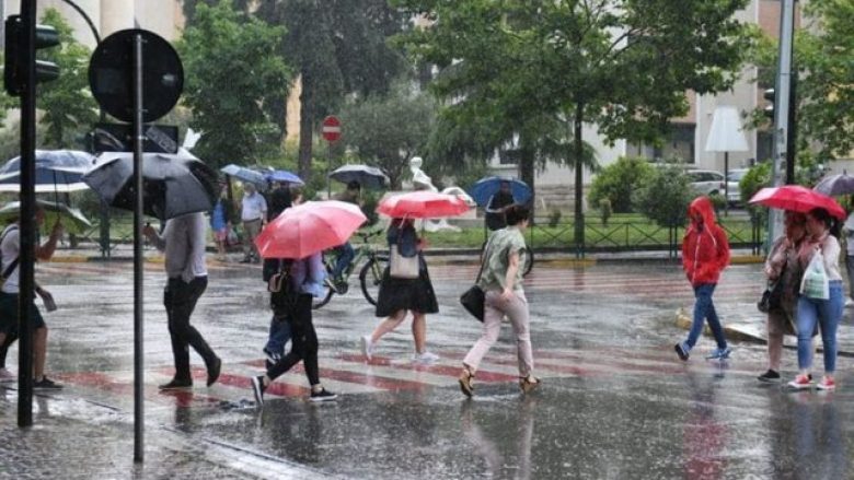 Vranësira dhe reshje shiu në Shqipëri