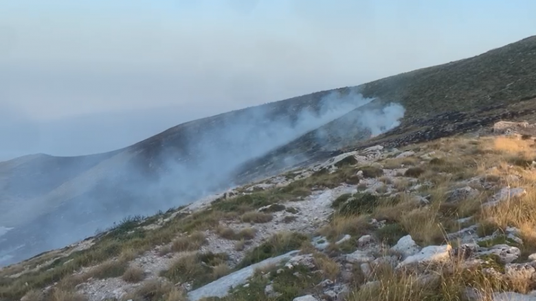 Situatë e rëndë në Vlorë, zjarret i afrohen banesave në Dukat të ri