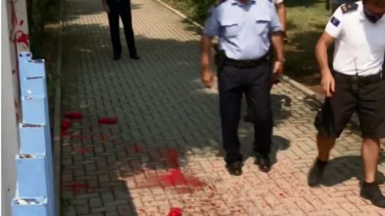 Dy zyrtarë policorë janë lënduar gjatë protestës për vrasjen e 18-vjeçaren në Ferizaj