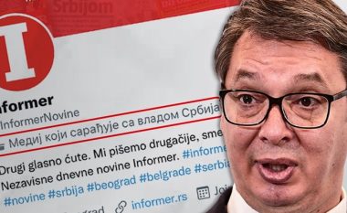 Vuçiq sulmon Twitterin, pasi ky rrjet social etiketoi disa media serbe si pro-qeveritare