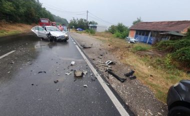 Aksident trafiku në Gllaviqicë të Pejë, lëndohen katër persona