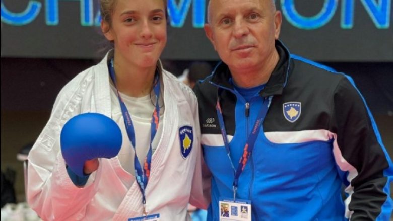 Behije Mustafa fiton medaljen e bronztë në Kampionatin Evropian të karatesë
