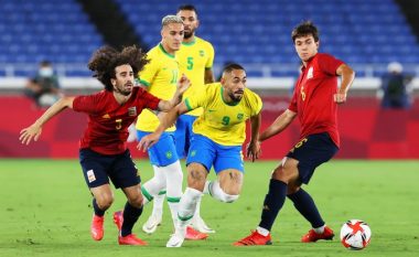 Mbyllet pjesa e parë mes Brazilit dhe Spanjës në finalen e Lojërave Olimpike “Tokio 2020”