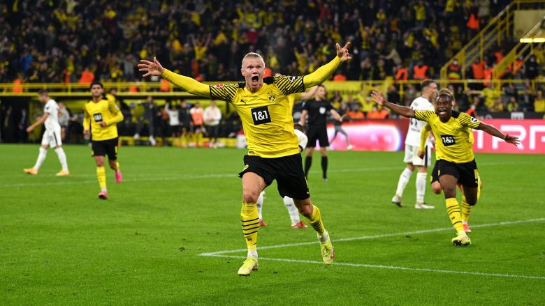 Haaland shënon në kohën shtesë për t’ia dhuruar fitoren Borussia Dortmundit