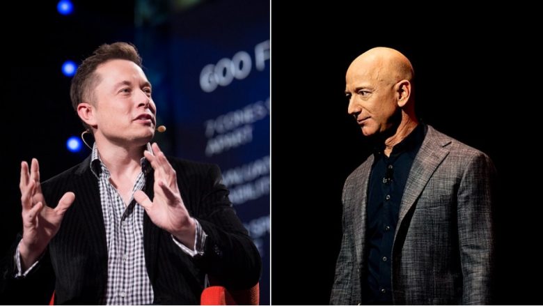 Elon Musk tallet me Jeff Bezos, thotë se ‘u pensionua për të ngritur padi kundër SpaceX’