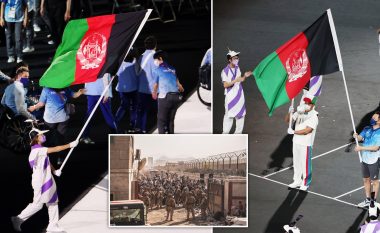 Moment pikëllues në Lojërat Paraolimpike: Flamuri afgan parakalon, por asnjë atlet nuk është mbrapa tij