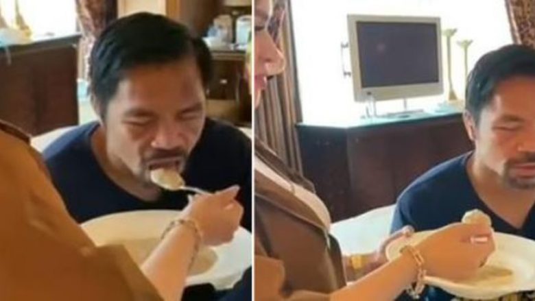 Pacquiao me dëmtime serioze pas humbjes së meçit nga Ugas, mezi hapë sytë dhe ushqehet nga gruaja e tij