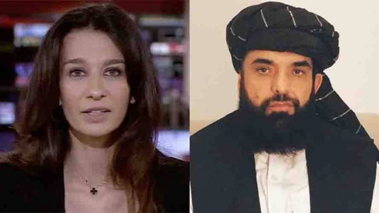 Zëdhënësi i talebanëve telefonon gazetaren e BBC-së derisa ajo ishte në transmetim të drejtpërdrejtë – ja çfarë thotë ai
