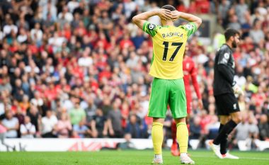 Reagimi i Rashicës pas debutimit në Ligën Premier me Norwich Cityn