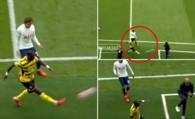 Tifozët besojnë se Sissoko e goditi me qëllim trajnerin e Tottenhamit me top