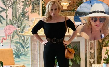 Rebel Wilson tregon rezultatet e humbjes së peshës e veshur me rroba banje