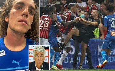Guendouzi akuzohet se ka gënjyer për shenjat e dhunës në qafën e tij, të shkaktuar në ndeshje mes Nices e Marseilles