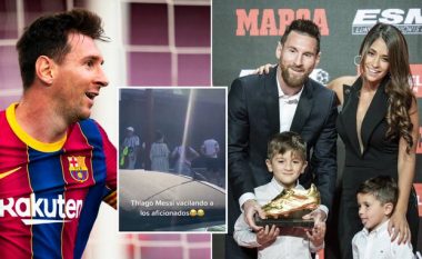 Djali i Lionel Messit, Thiago i reagoi ashpër tifozit që tentoi të tallej me argjentinasin jashtë shtëpisë së tyre në Barcelonë