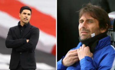 Arteta ka pesë ndeshje afat për të shpëtuar punën si trajner i Arsenalit, Conte në pritje