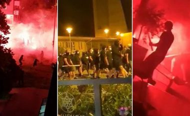 ‘Luftë’ në Zagreb – 400 tifozë të Dinamos dhe Legias përleshen mes vete, shkatërrohet qyteti dhe ka disa të lënduar  