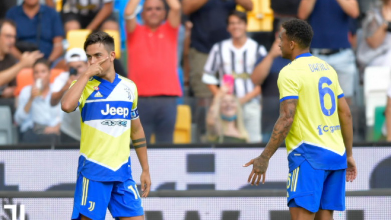 Notat e lojtarëve: Udinese 2-2 Juventus, shkëlqeu Dybala