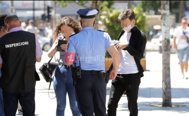 Policia shqipton 663 tiketa për mos-respektim të Ligjit anti-COVID-19