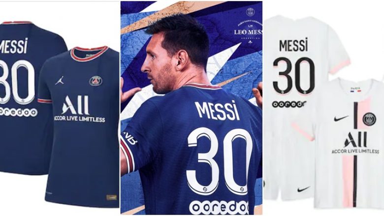 Sa kushtojnë fanellat e Messit te Paris Saint-Germain – ato tashmë janë në dyqanin e klubit francez