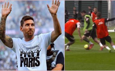 Messi ‘çmend’ bashkëlojtarët në stërvitje, bën çfarë të dojë kur e ka topin në këmbë