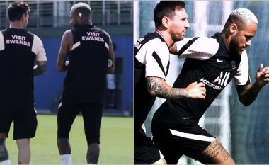 Messi dhe Neymar të pandashëm në stërvitje te PSG