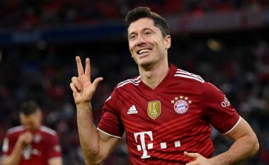 Lewandowski kalon shifrën e 300 golave me fanellën e Bayern Munichut