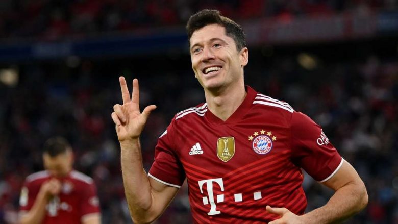 Lewandowski kalon shifrën e 300 golave me fanellën e Bayern Munichut