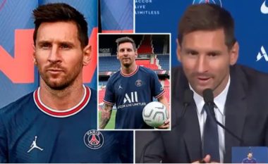“Ai është një fenomen”, Messi lavdëron bashkëlojtarin e tij të ri te PSG në konferencën për shtyp