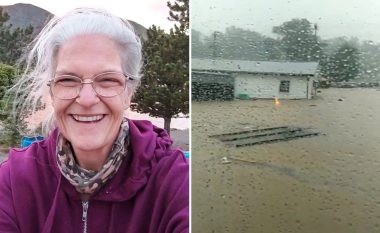 Raportoi në Facebook se uji po “vërshonte” rreth shtëpisë së saj – pas pak sekondash, amerikania gjeti vdekjen nga përmbytjet