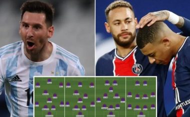 Katër formacionet e mundshme që PSG mund të luajë me Messin në skuadër, secili më i frikshëm se tjetri