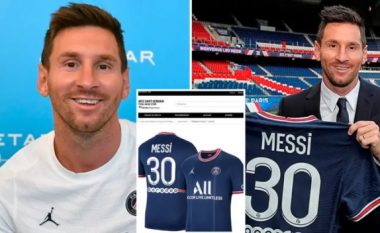 Shiten të gjitha fanellat e Messit te PSG, vetëm 30 minuta pasi nënshkroi zyrtarisht me klubin francez