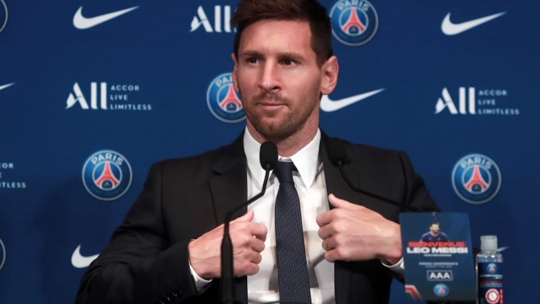 Messi në konferencën e parë: Largim i vështirë nga Barcelona, por i lumtur që i bashkohem PSG-së