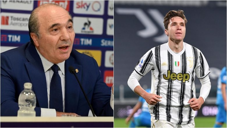 Presidenti i Fiorentinës, Commisso: Juventusi na e “vodhi” Chiesan, sa më shumë para të kesh është më e lehtë