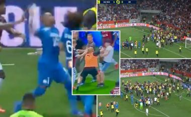 Pritet vendimi i ashpër për Nicen dhe Marseillen pas skenave të shëmtuara mes tifozëve dhe lojtarëve