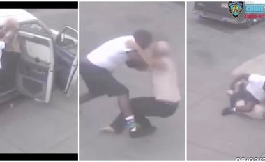 I riu rrah brutalisht të moshuarin në Brooklyn, kamerat e sigurisë kapin momentin – policia i vihet pas sulmuesit