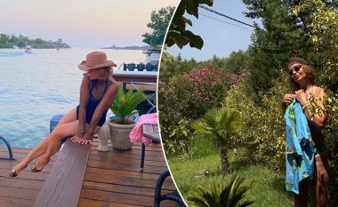 Vera Ora vazhdon t’i shijojë pushimet me bashkëshortin në Ulqin, publikon të tjera fotografi atraktive në bikini