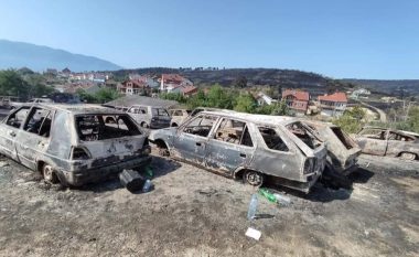 Pamje pas shuarjes së zjarrit në Koçani, dëme të mëdha materiale