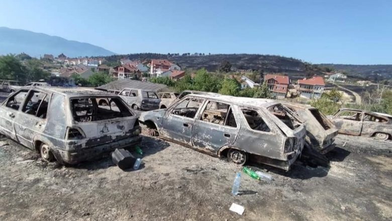 Pamje pas shuarjes së zjarrit në Koçani, dëme të mëdha materiale
