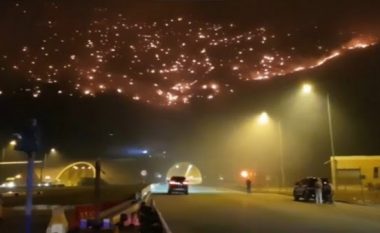 ​Izolohet zjarri mbi tunelin e Kalimashit, vijon aktive vatra në Majën e Rrunës