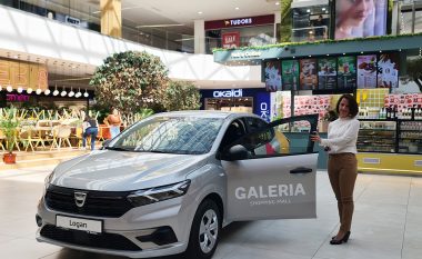 GALERIA SHOPPING MALL dhuron veturën LOGAN Dacia të lojës shpërblyese “7she në kajmak”
