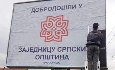 Në Shtërpcë vendosen poster me mbishkrime “Mirë se vini në Asociacionin e komunave serbe”
