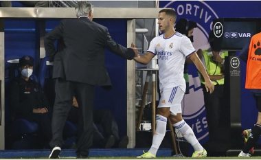 Ancelotti: Është e vështirë që Hazard të luajë dy ndeshje radhazi