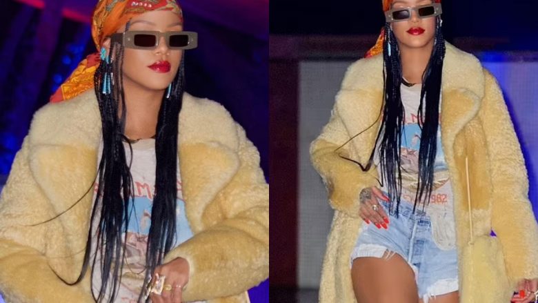 Rihanna ‘mbretëreshë’ e stilit të veshjes, shëtitë rrugëve të Los Angeles me pallto nga Bottega Veneta që ka një vlerë afro 10 mijë dollarë