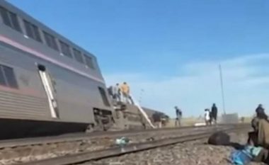 Treni del nga binarët, humbin jetën tre persona dhe dhjetëra tjerë lëndohen në SHBA