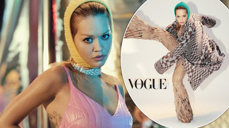 Rita Ora shfaq aftësitë e modelimit në fotosesionin për Vogue Australia