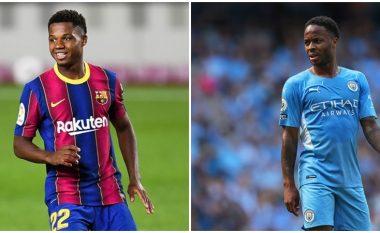 Man City ofroi Sterlingun te Barcelona, por kërkoi Ansu Fatin në shkëmbim – Klubet diskutuan për shtatë futbollistë